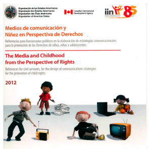 Medios de Comunicación y Niñez en Perspectiva de Derechos